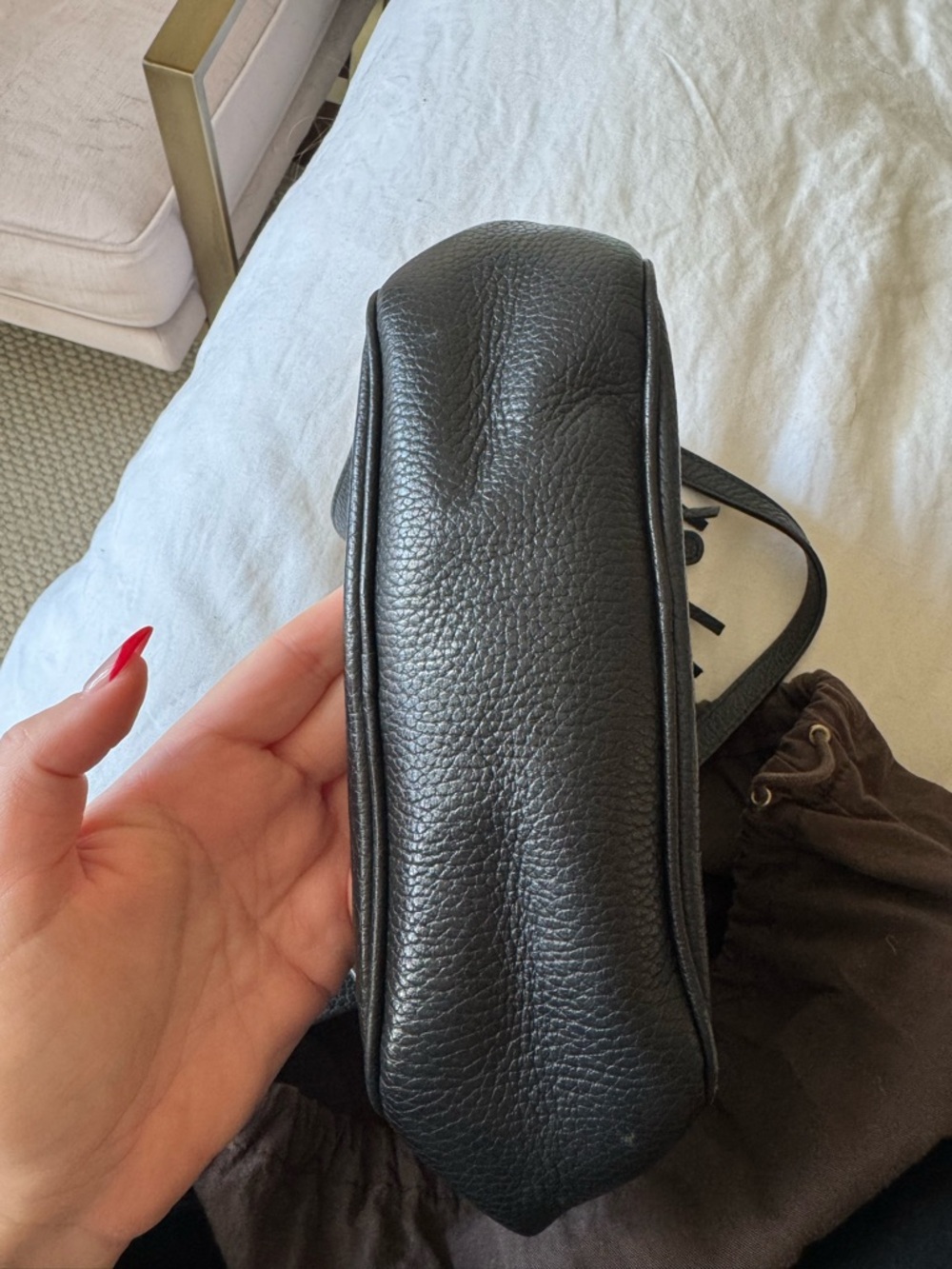 Gucci Black Soho Disco Crossbody Bag - Picture 5 of 8